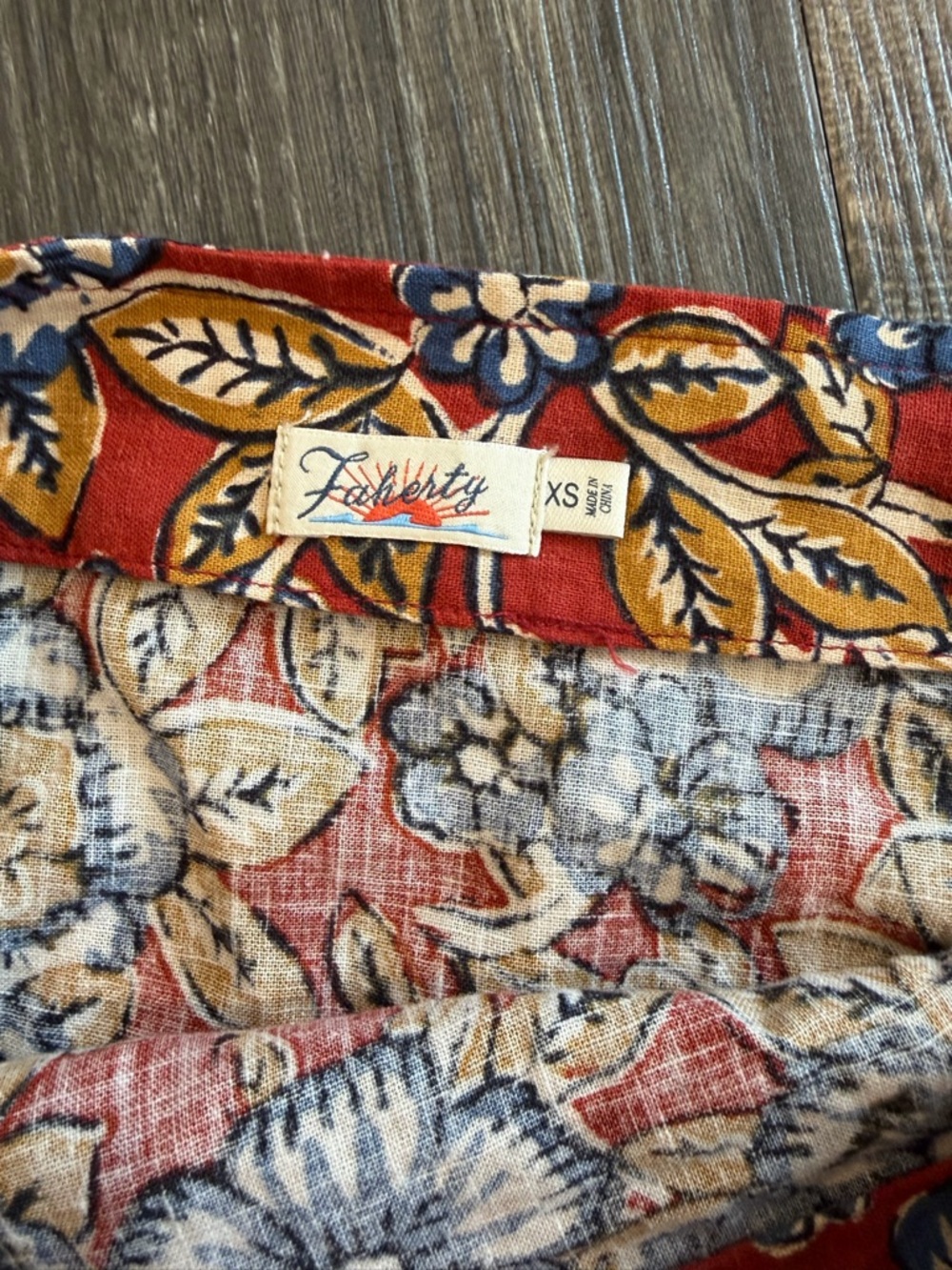 Faherty Pacifica Wrap Skirt View 3